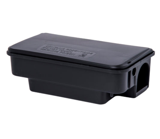 Erogatore di sicurezza per esche rodenticide.