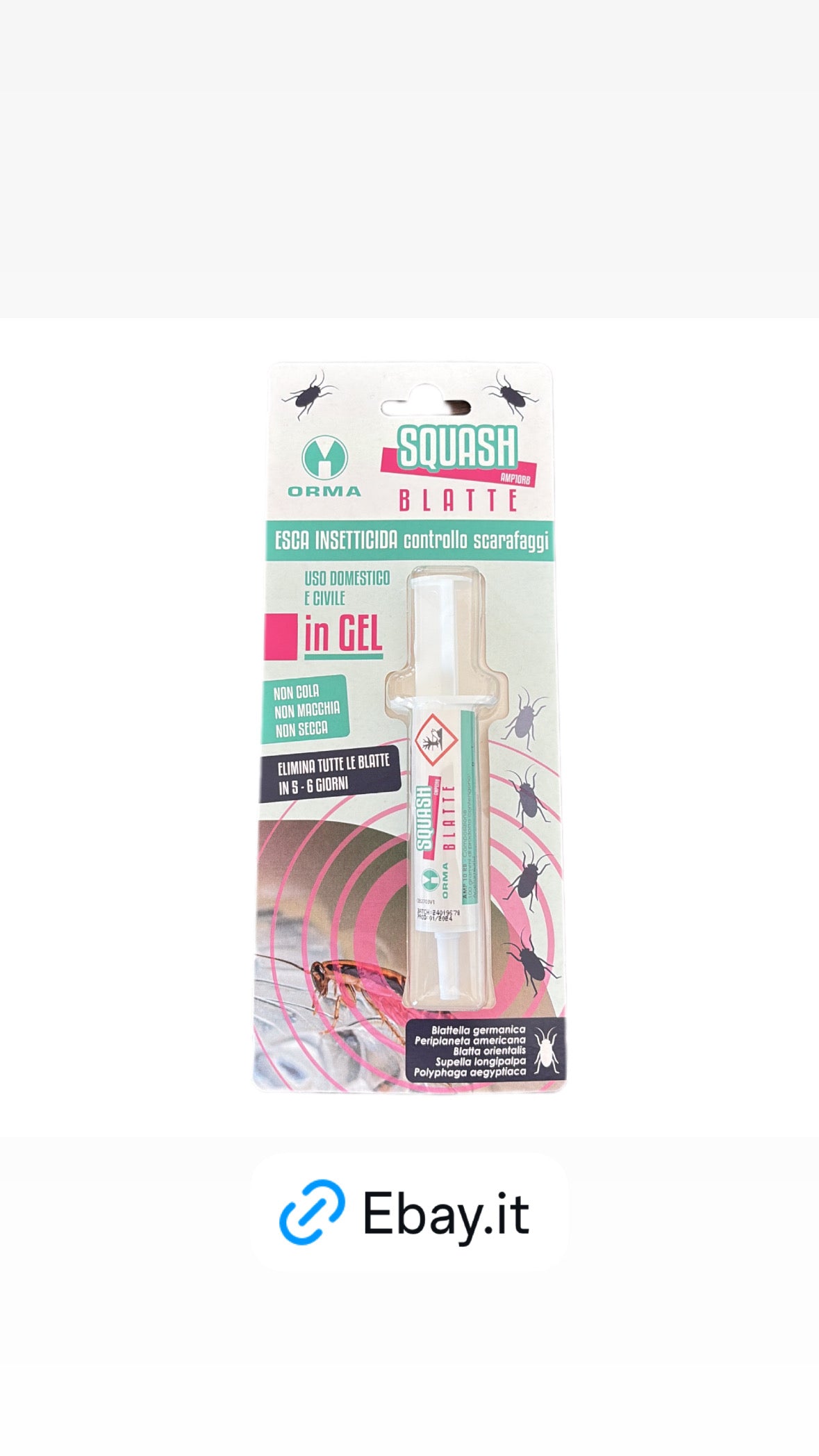 Insetticida in gel blatte